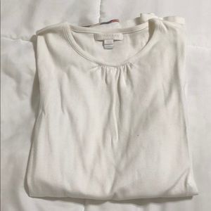 Burberry check long sleeve tee